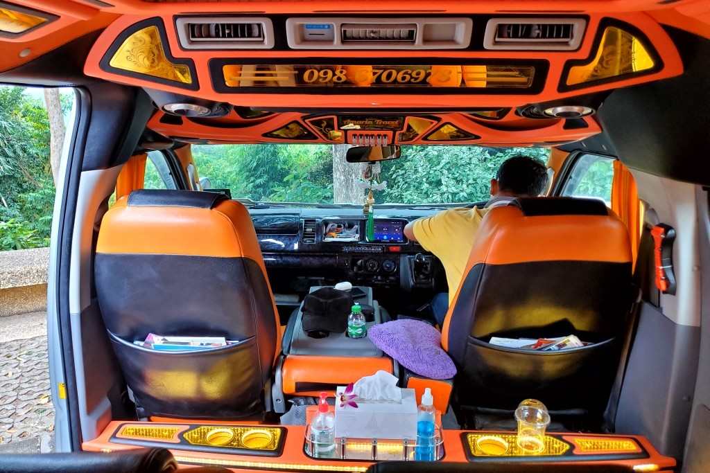 Déplacements en Thaïlande en minivan