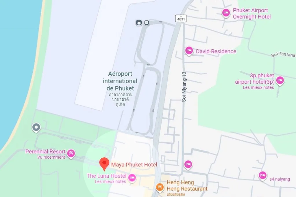 AEROPORT DE PHUKET HOTELS PROCHES