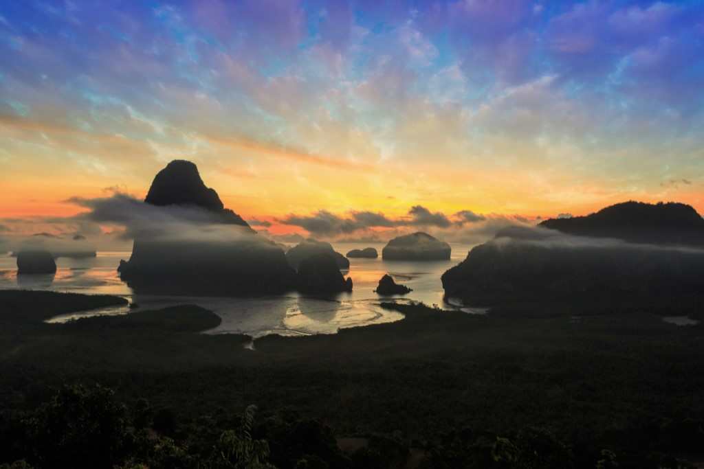 BAIE DE PHANG NGA DEPUIS SAMET NANGSHE