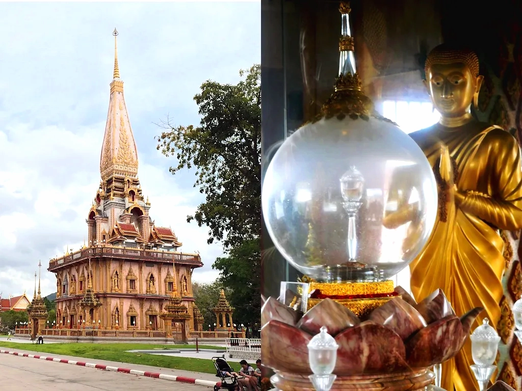 CHEDI WAT CHALONG ET FRAGMENT OS BOUDDHA