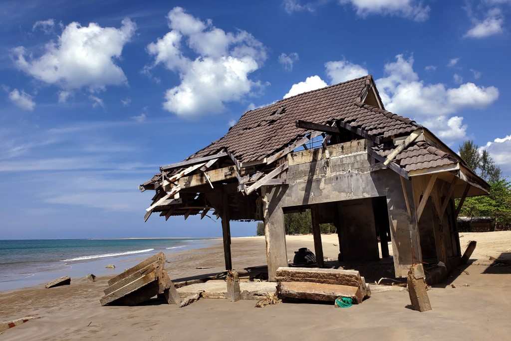 EROSION DES PLAGES A KOH KHO KHAO