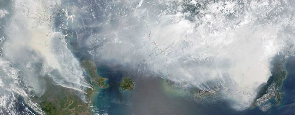 Nuage de fumée à Phuket