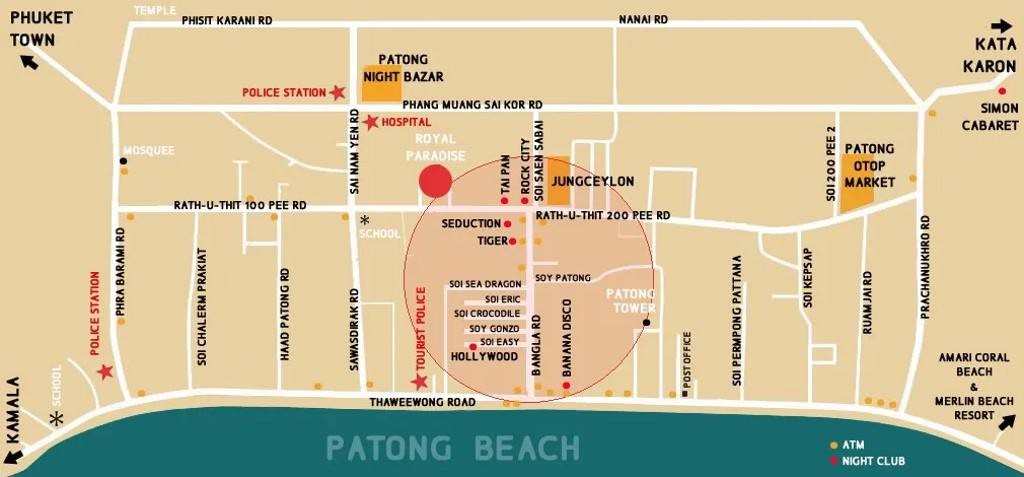 Le quartier gay à Patong