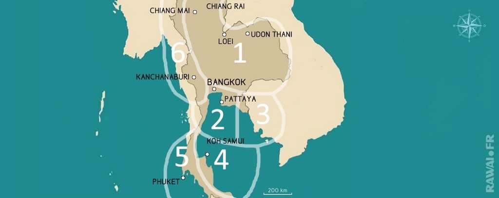 Les tendances climatiques de Thaïlande