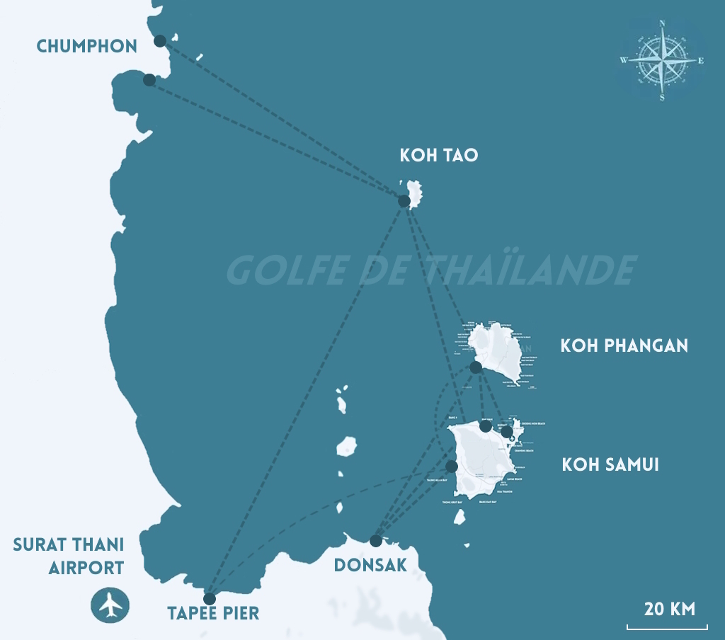 © DROITS RESERVES RAWAI.FR LIAISONS MARITIMES AU SUD DU GOLFE DE THAILANDE