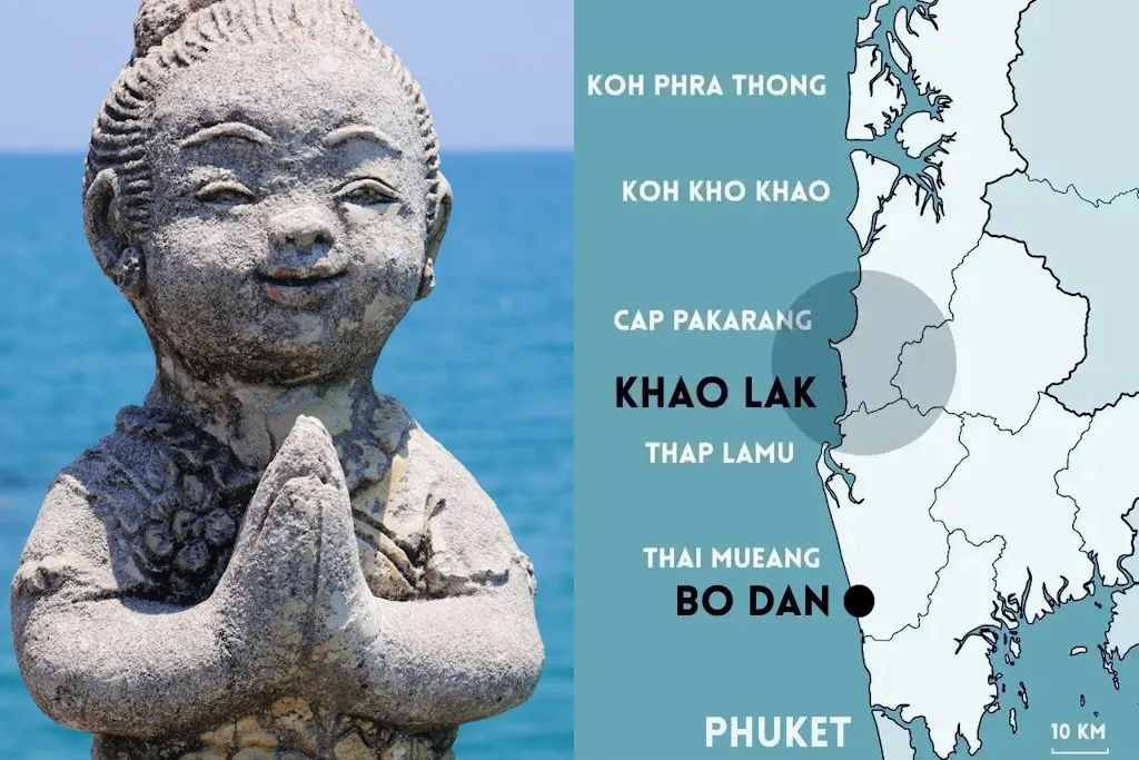 OU SE TROUVE BORDAN BEACH EN PROVINCE DE PHANG NGA