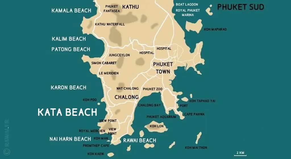 Où se trouve Kata beach