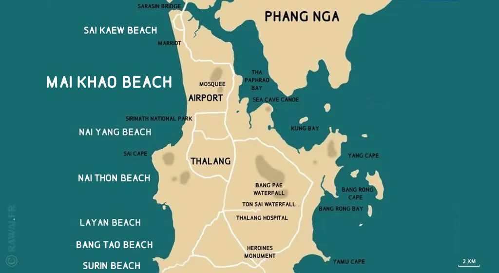 Où se trouve Mai Khao beach