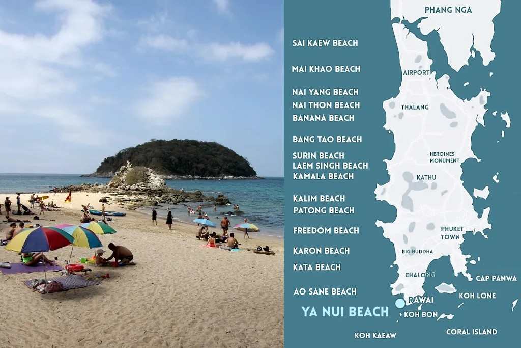 OU SE TROUVE YA NUI BEACH A PHUKET