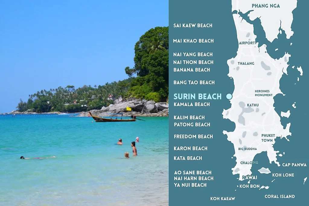 PLAGE DE SURIN PHUKET THAILANDE