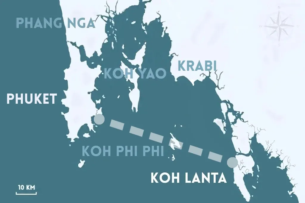 TRAJET DE PHUKET A KOH LANTA