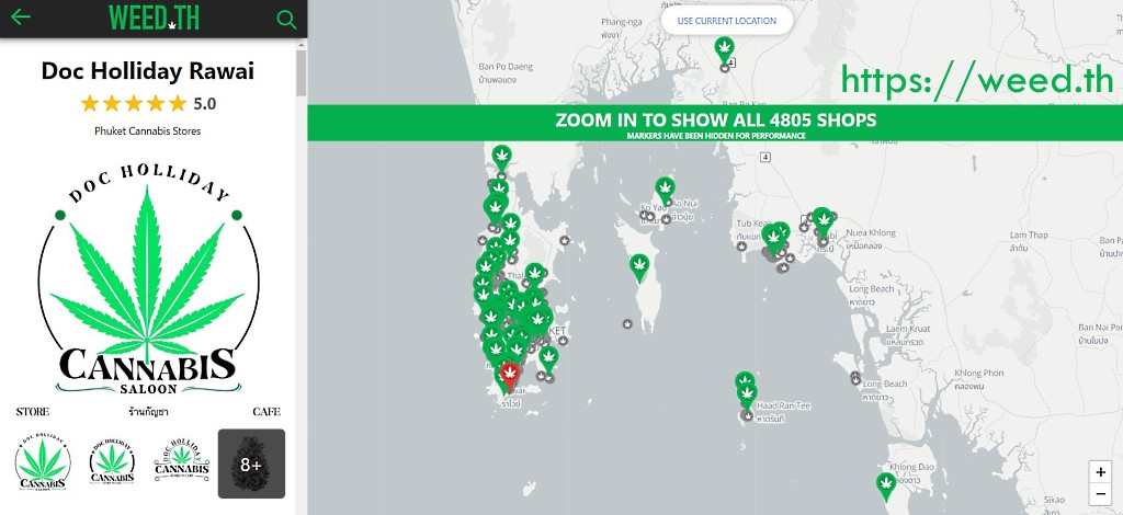 WEED.TH LE RECENSEMENT DES CANNABIS SHOP EN THAILANDE