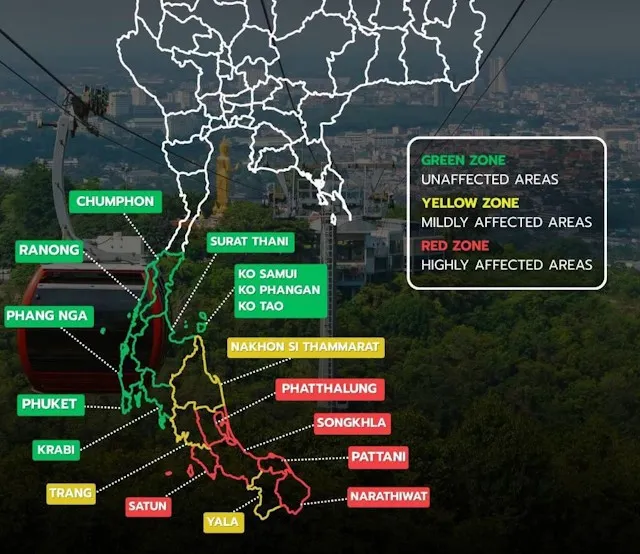 INNONDATIONS EN THAILANDE EN NOVEMBRE 2025