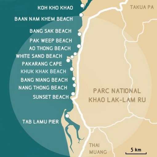REGION DE KHAO LAK EN THAILANDE