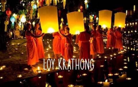LOY KRATHONG PHUKET THAILANDE