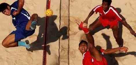 Pratique du Sepak Takraw à Phuket