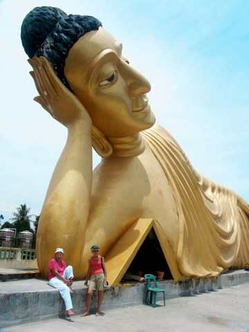 Wat bang Riang prèse de Phuket en thaïlande